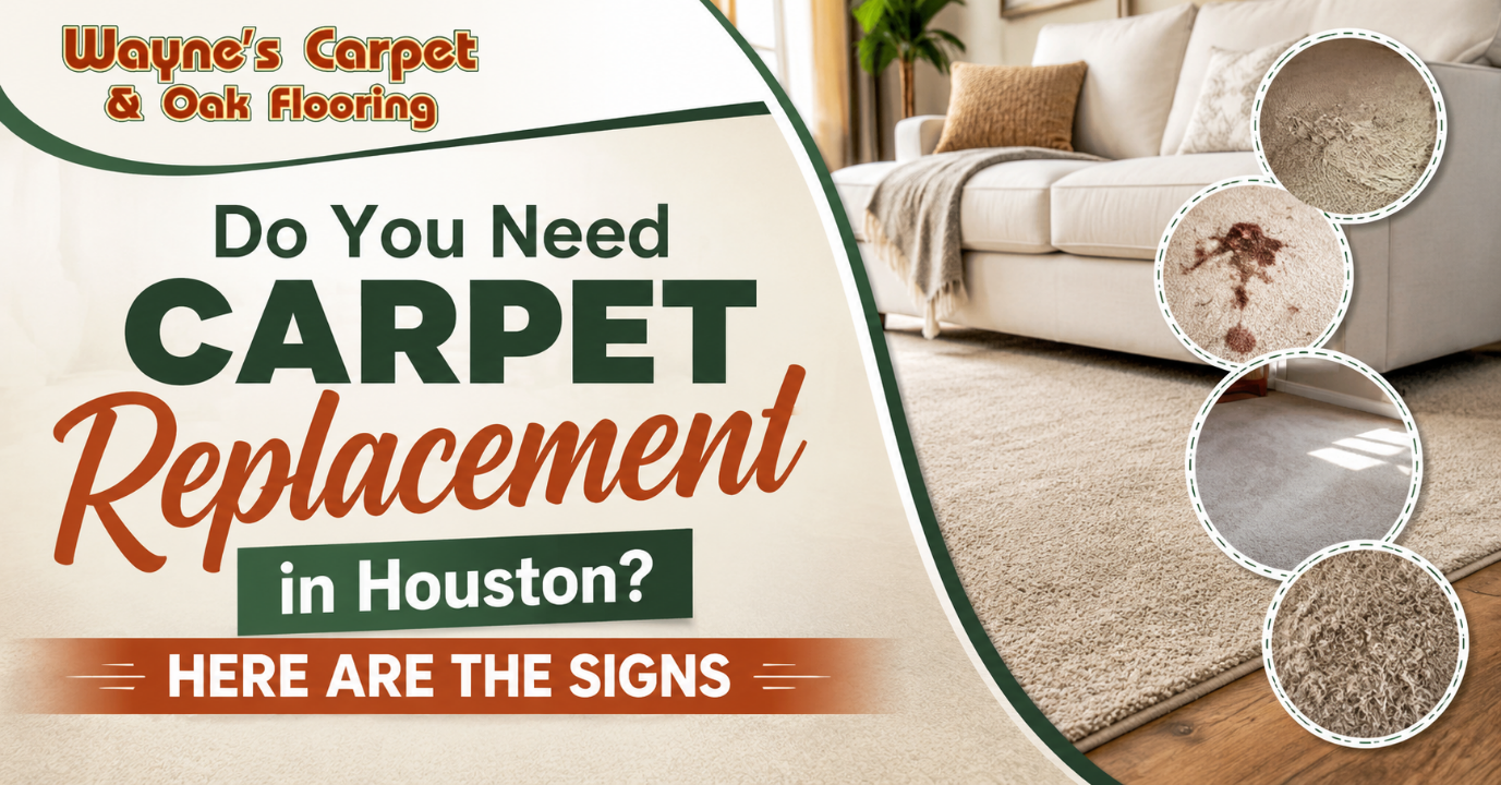 Do You Need Carpet Replacement in Houston? Here Are the Signs