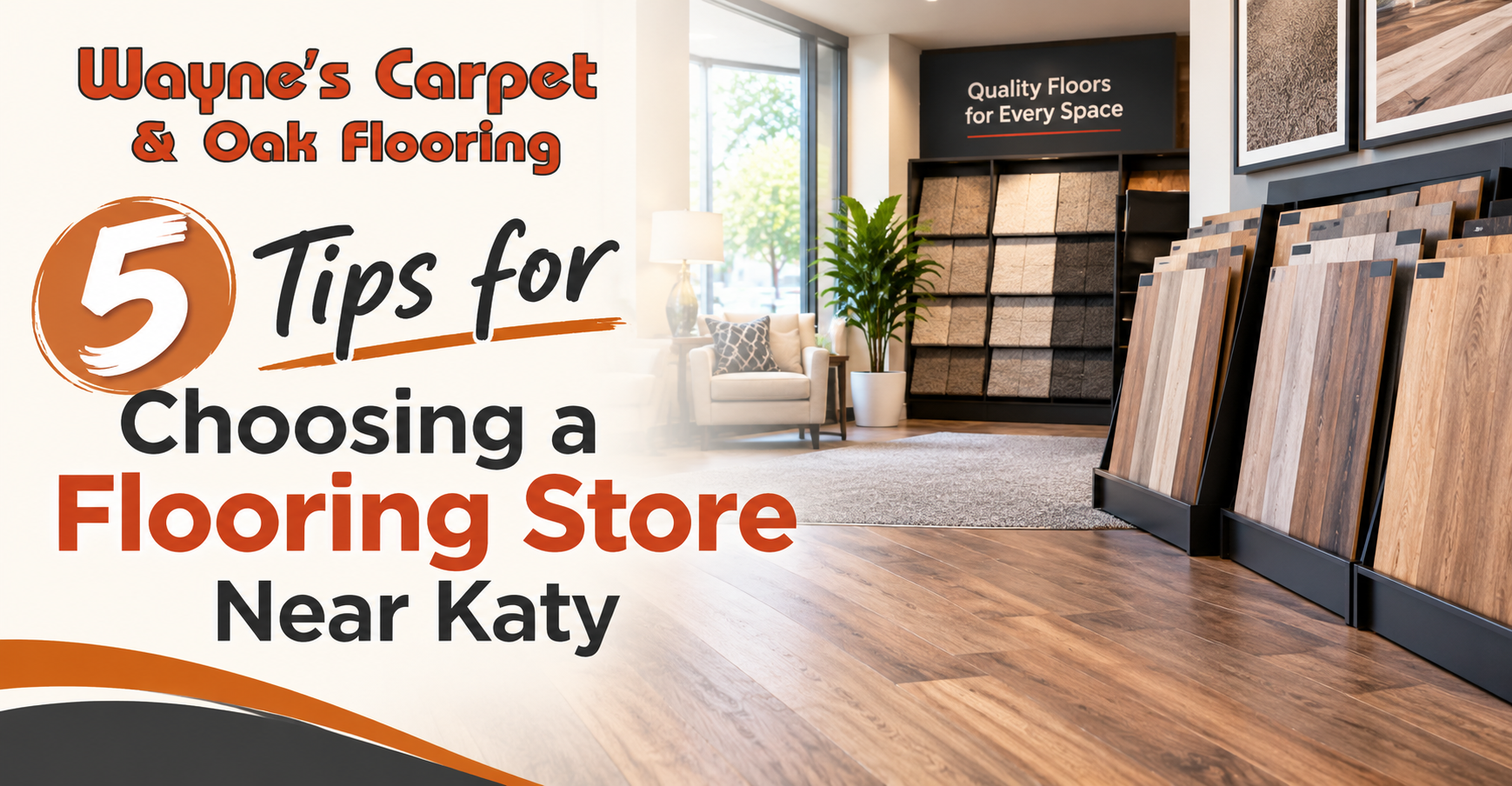 5 Tips for Choosing a Flooring Store Near Katy, TX